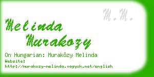 melinda murakozy business card